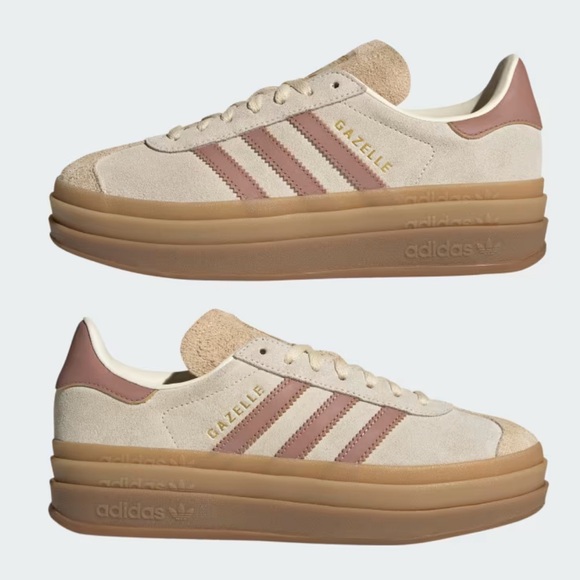 adidas Gazelle Bold Cream White / Warm Clay / Sand Strata - Picture 7 of 13